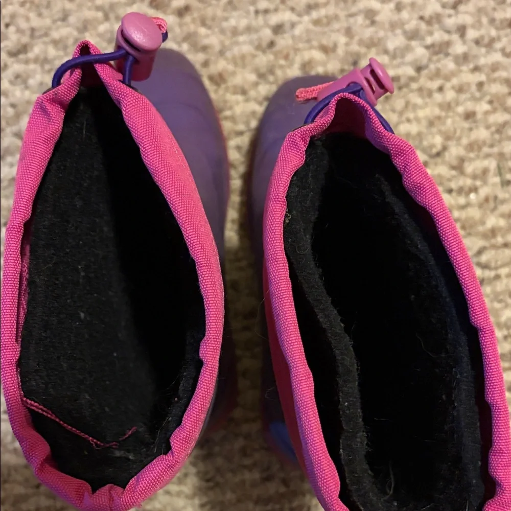 Kamik girls size 2 Purple and Pink Boots
